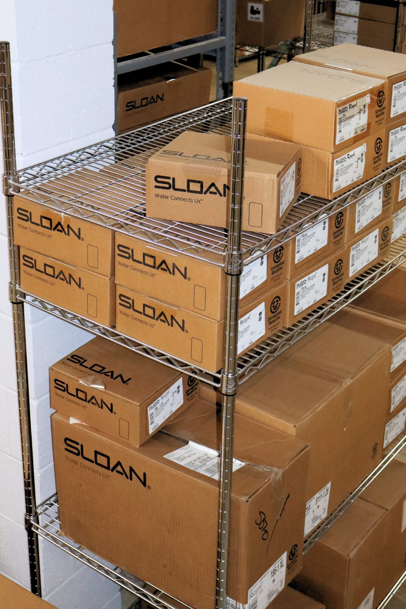 Sloan parts stocked