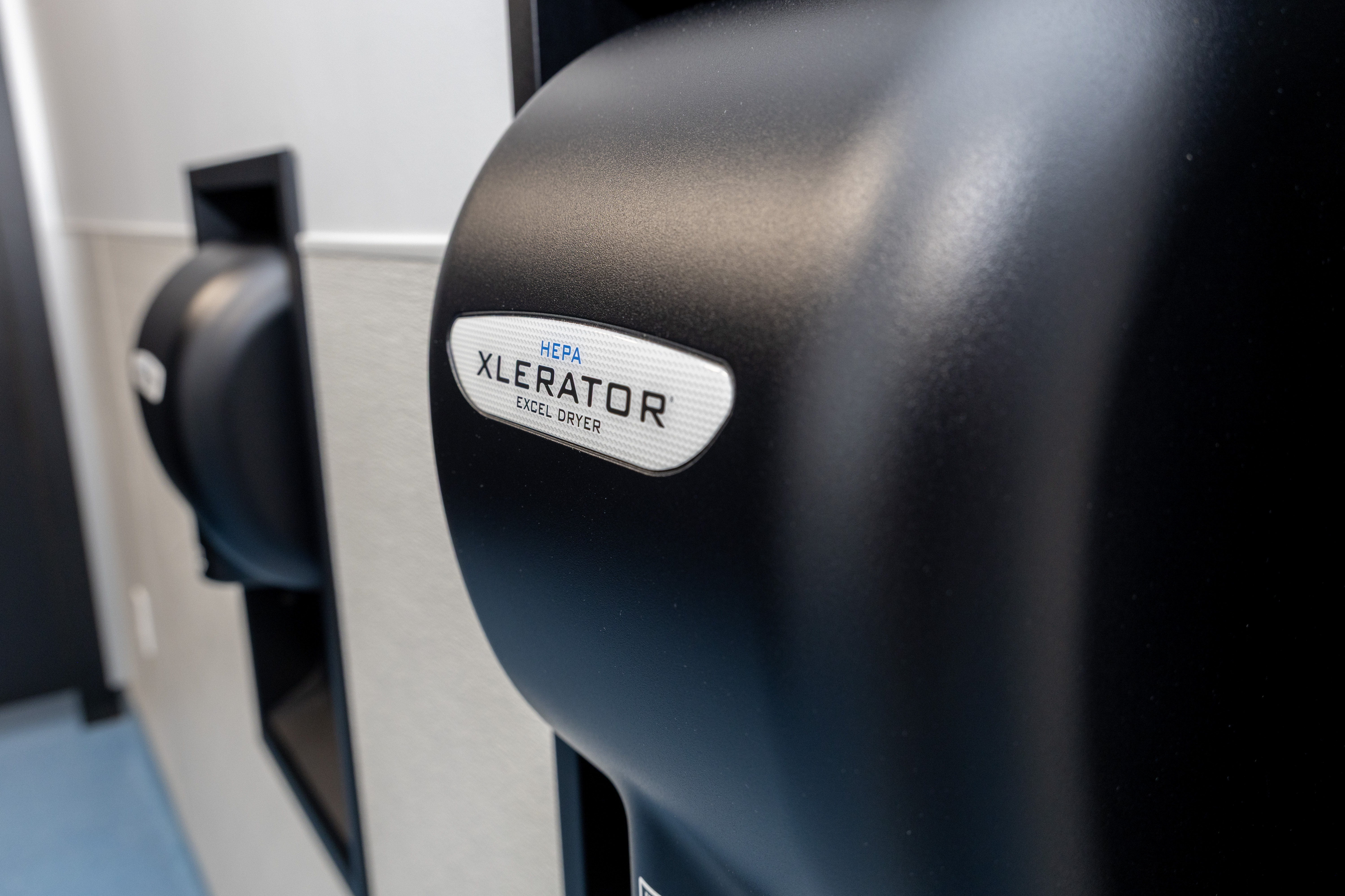 Excel XLERATOR commercial hand dryer installation