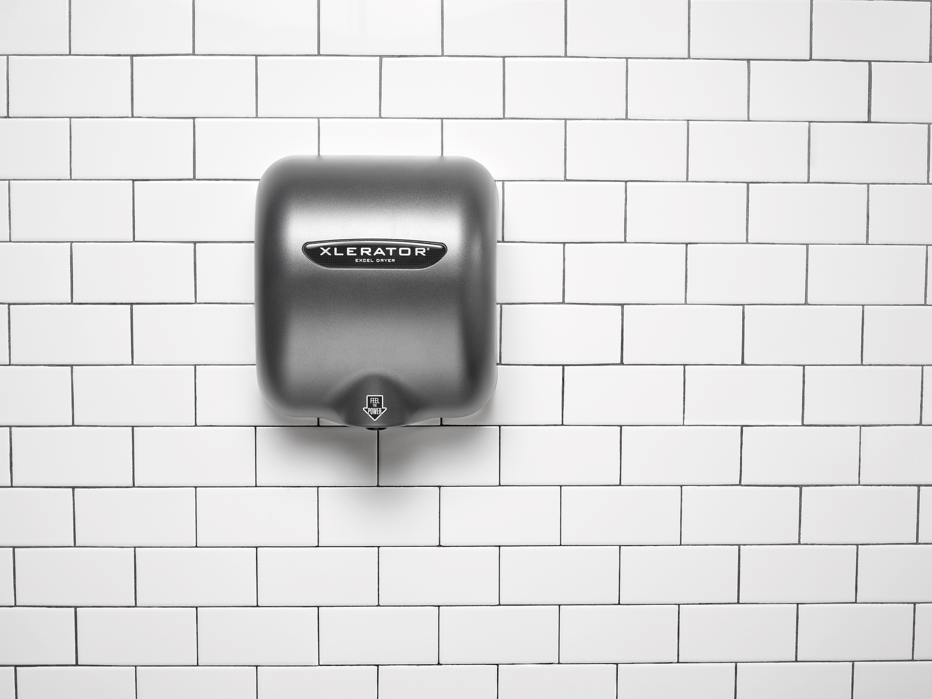 Commercial hand dryer in Brooklyn Bowl womens restroom